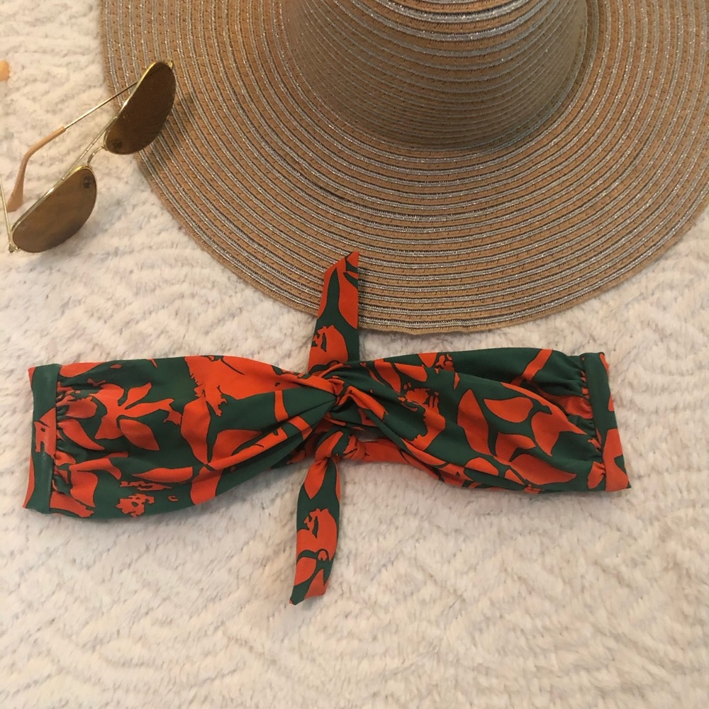 Tory burch bandeau bathing suit top